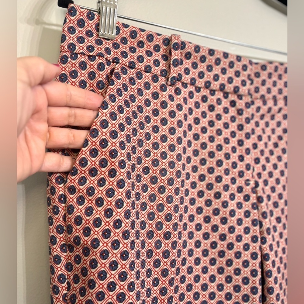 J. Crew Patterned Cafe Capri Pants - Picture 3 of 8